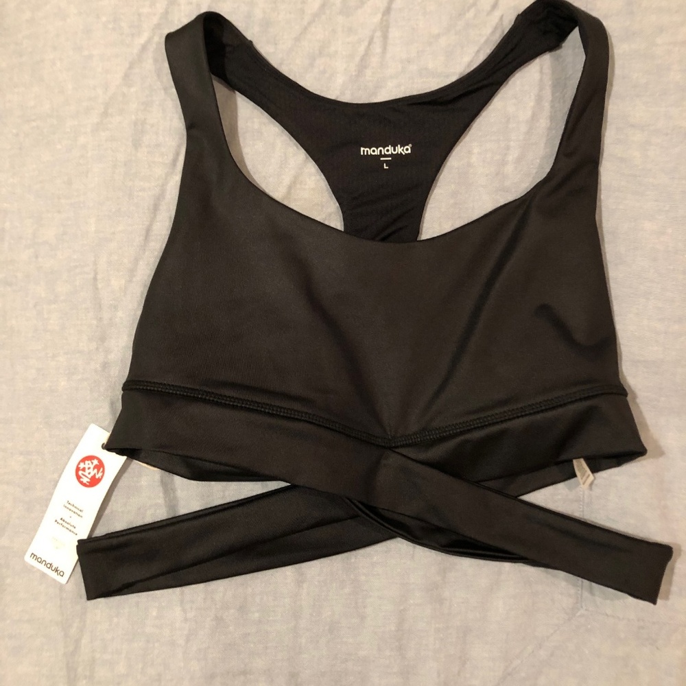 NWT Maduka Wrap Band yoga top